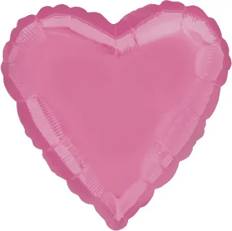 Palloncino cuore rosa antico 43 cm