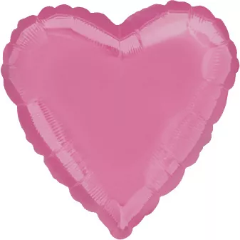 Palloncino cuore rosa antico 43 cm