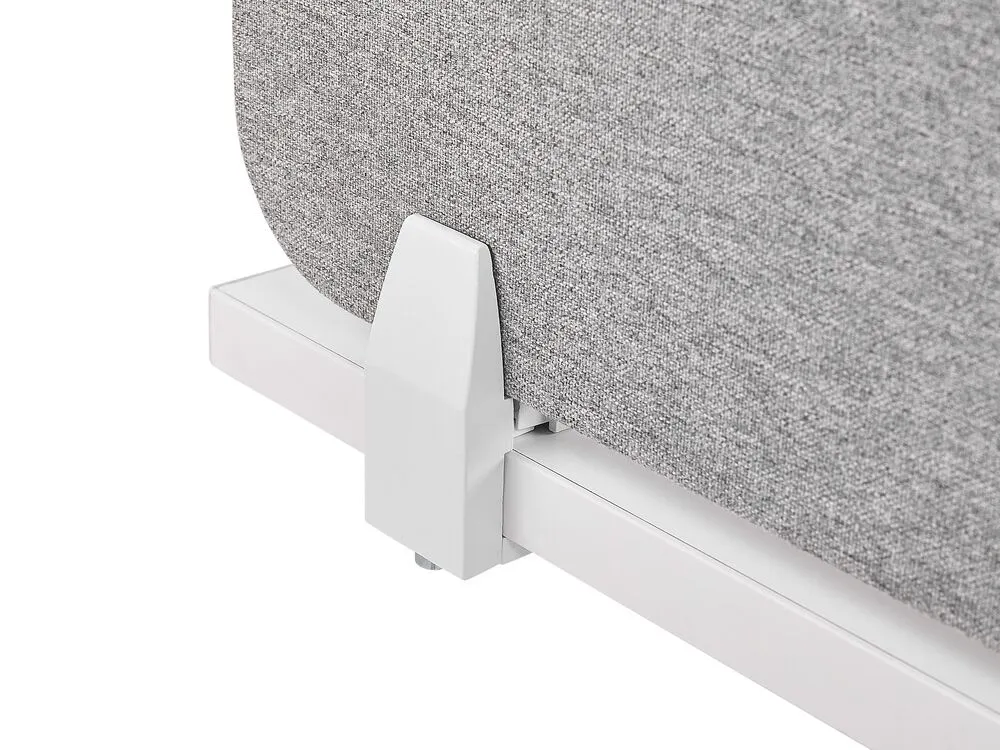 Pannello divisorio per scrivania grigio chiaro 180 x 40 cm WALLY