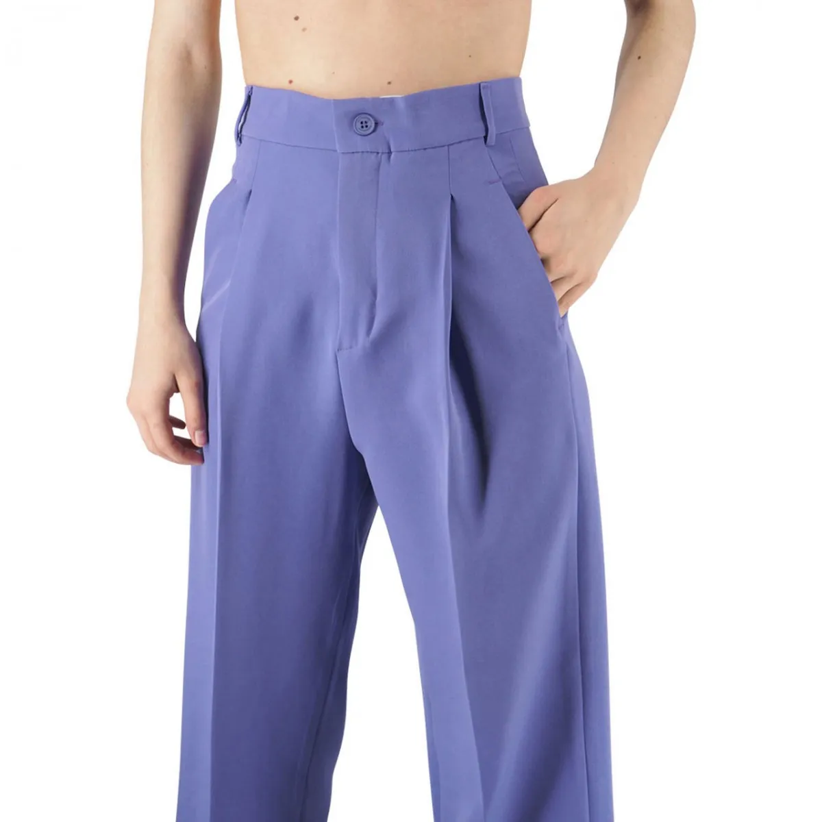 Pantalone Morbido Con Etichetta