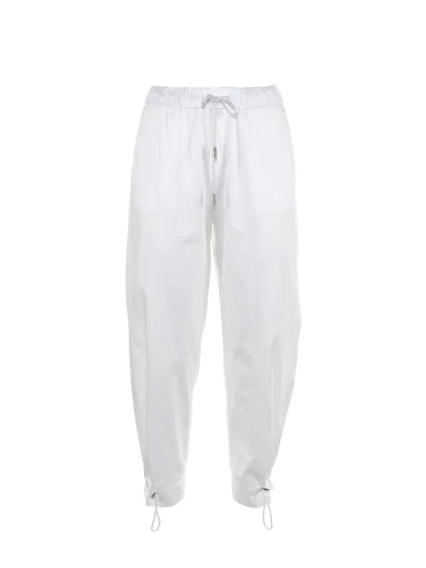 Pantalone morbido con lacci