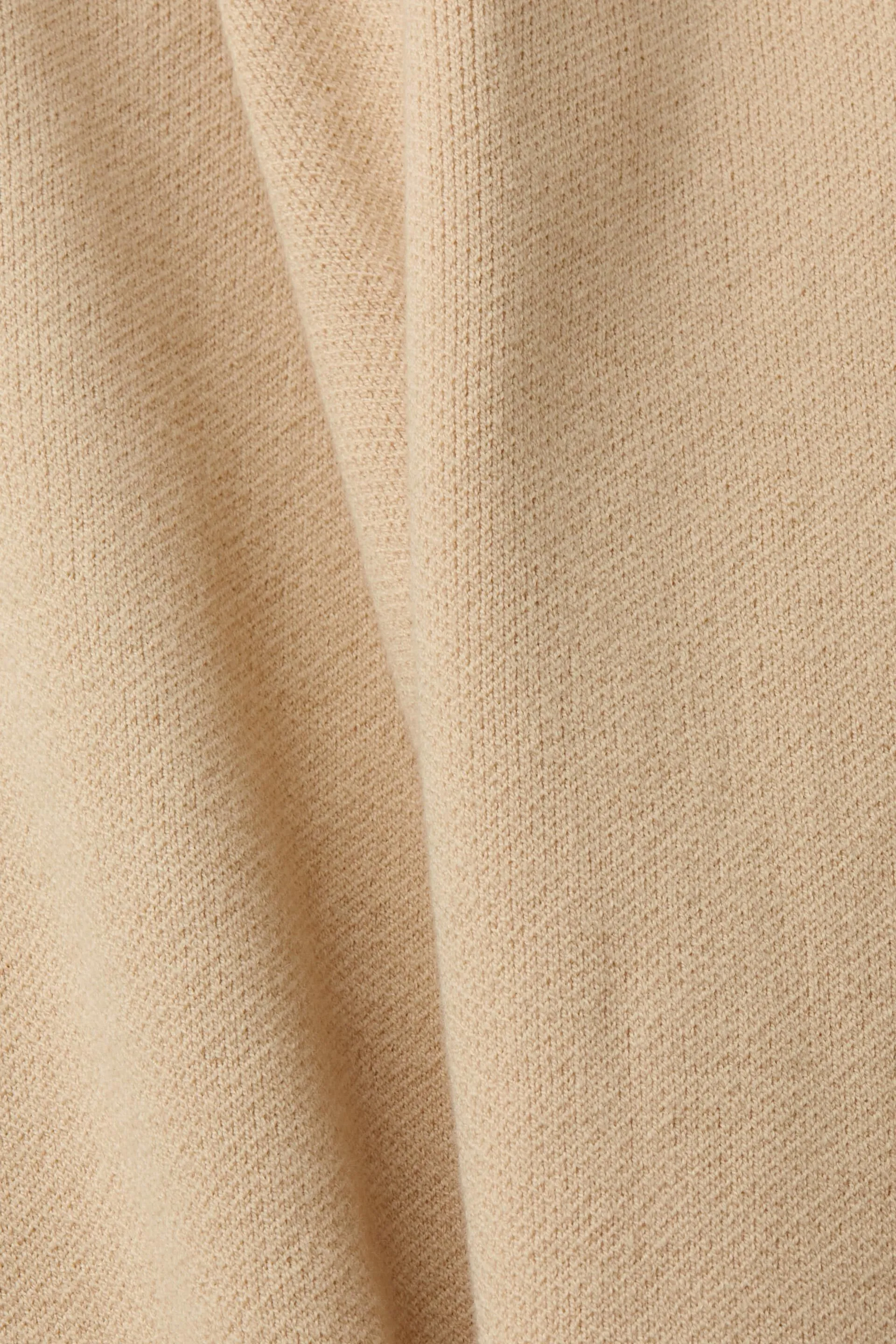 Pantaloni a gamba larga in maglia bicolore