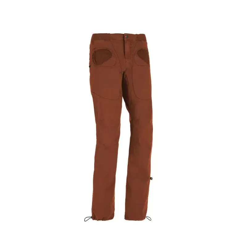 Pantaloni da arrampicata E9 Rondo Slim (RED-CLAY) Uomo