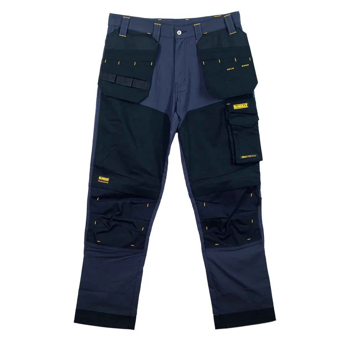 Pantaloni da lavoro Memphis Grigio/nero vita 32poll', lunghezza 33poll Stretch 32poll 81.28cm