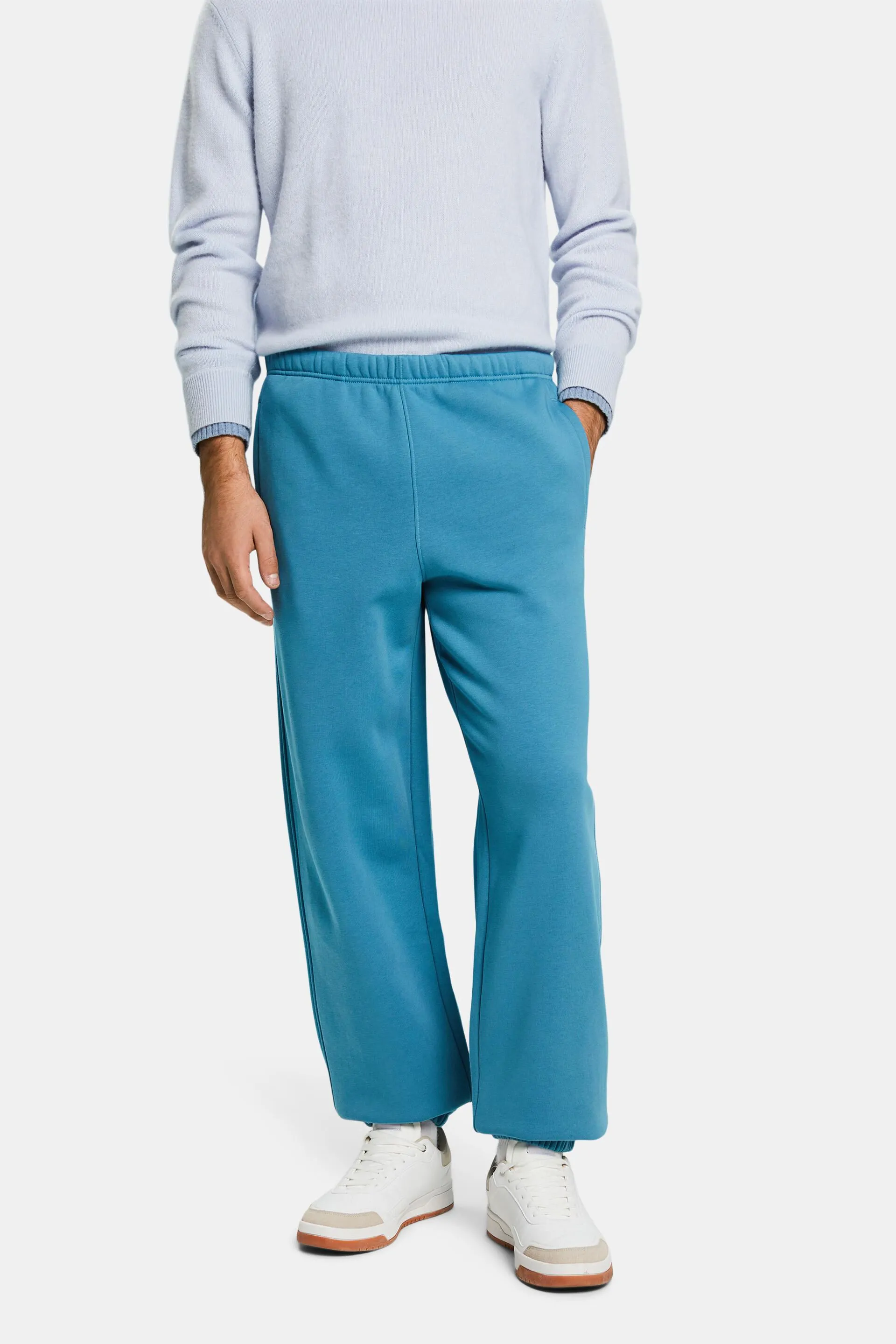 Pantaloni della tuta con logo in pile