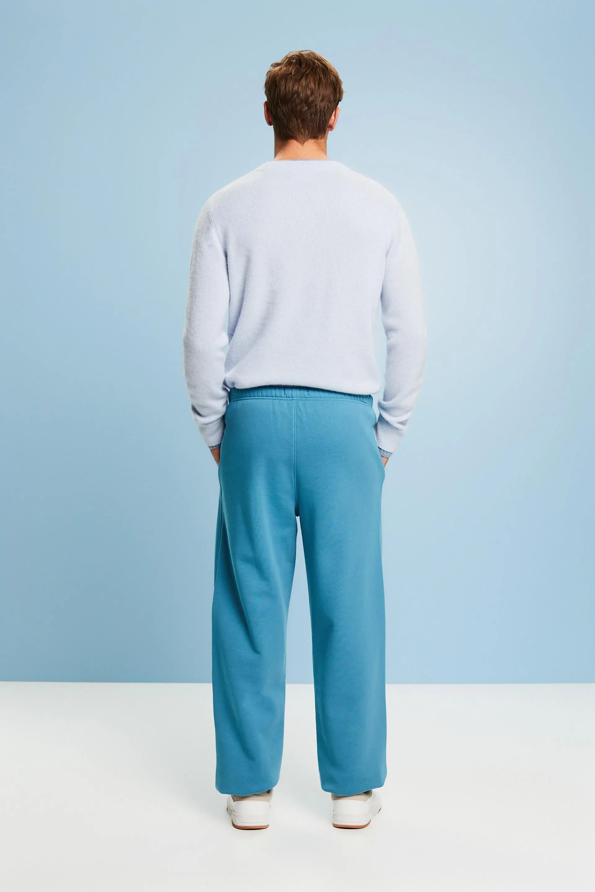 Pantaloni della tuta con logo in pile