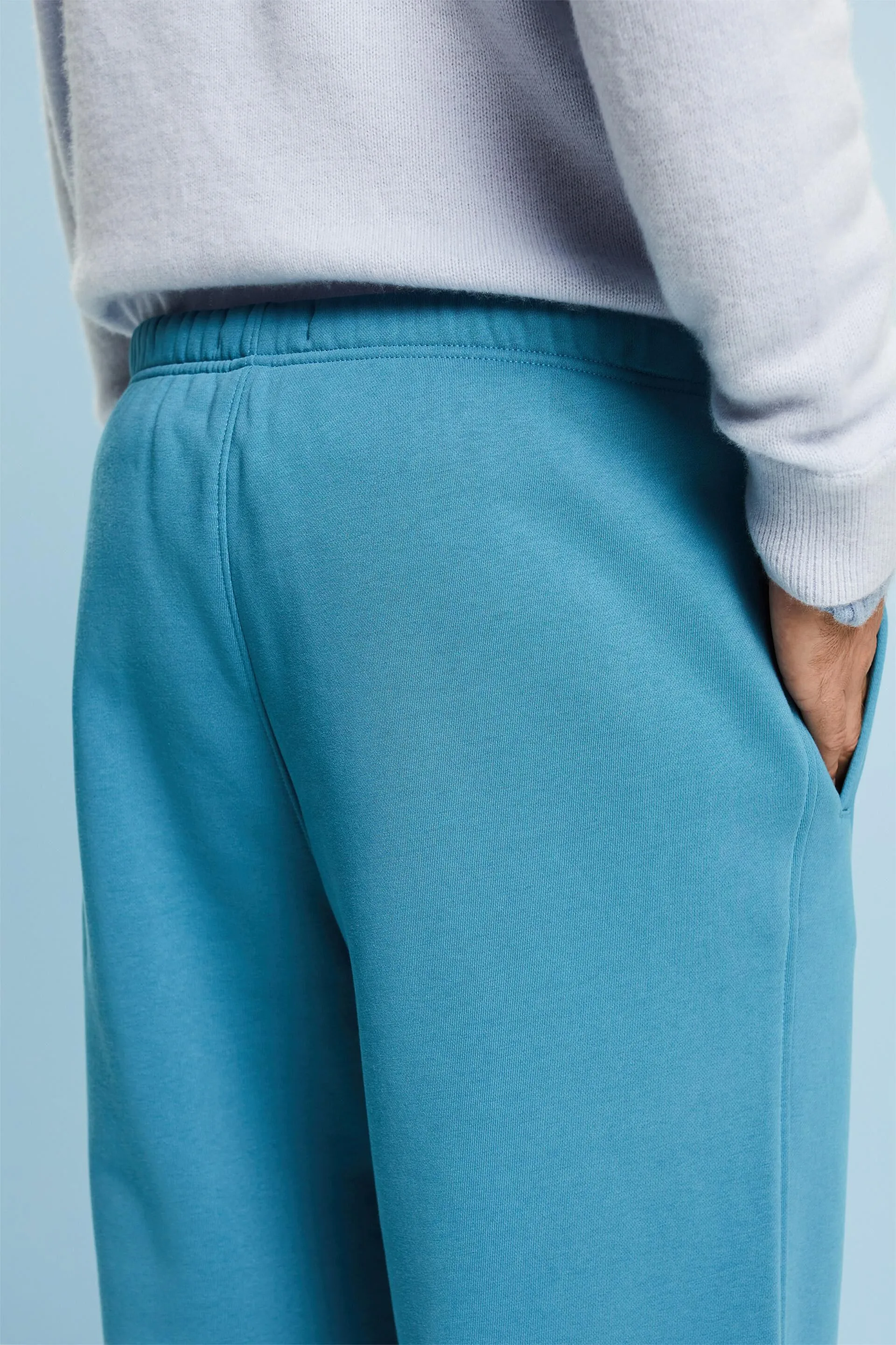 Pantaloni della tuta con logo in pile