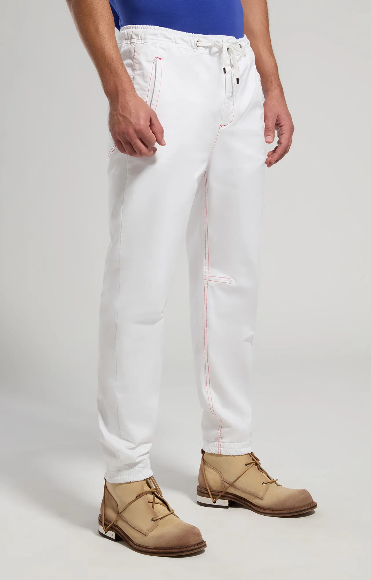 Pantaloni uomo vita elasticizzata