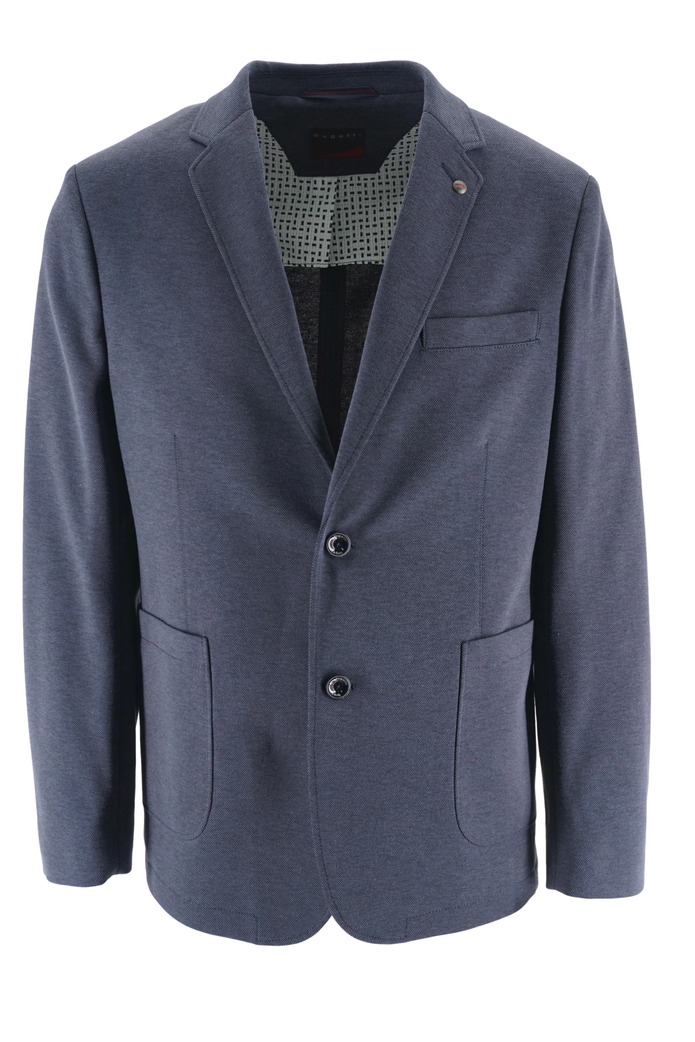 Patterned Jacket in Cotton Blend / Blue