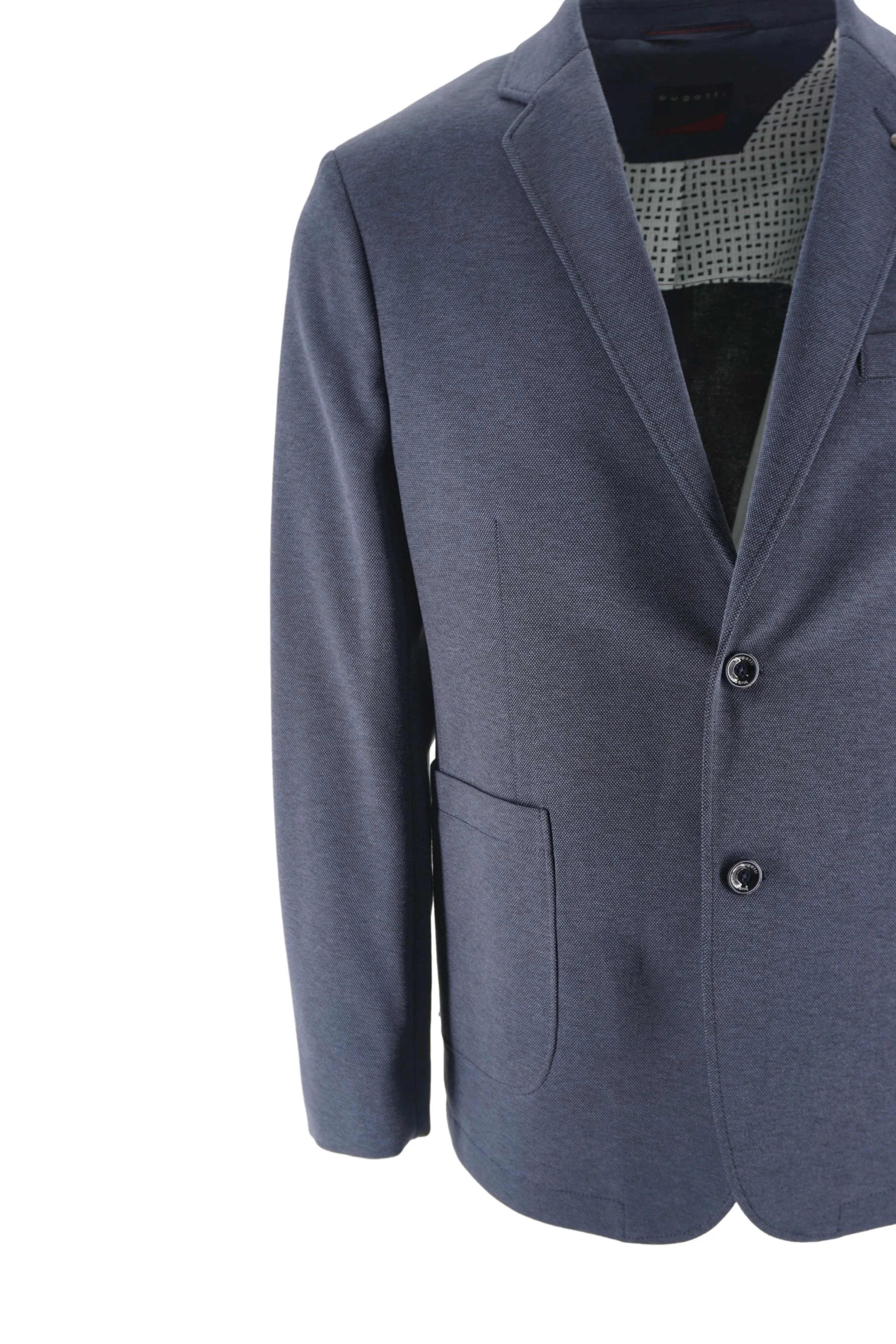 Patterned Jacket in Cotton Blend / Blue