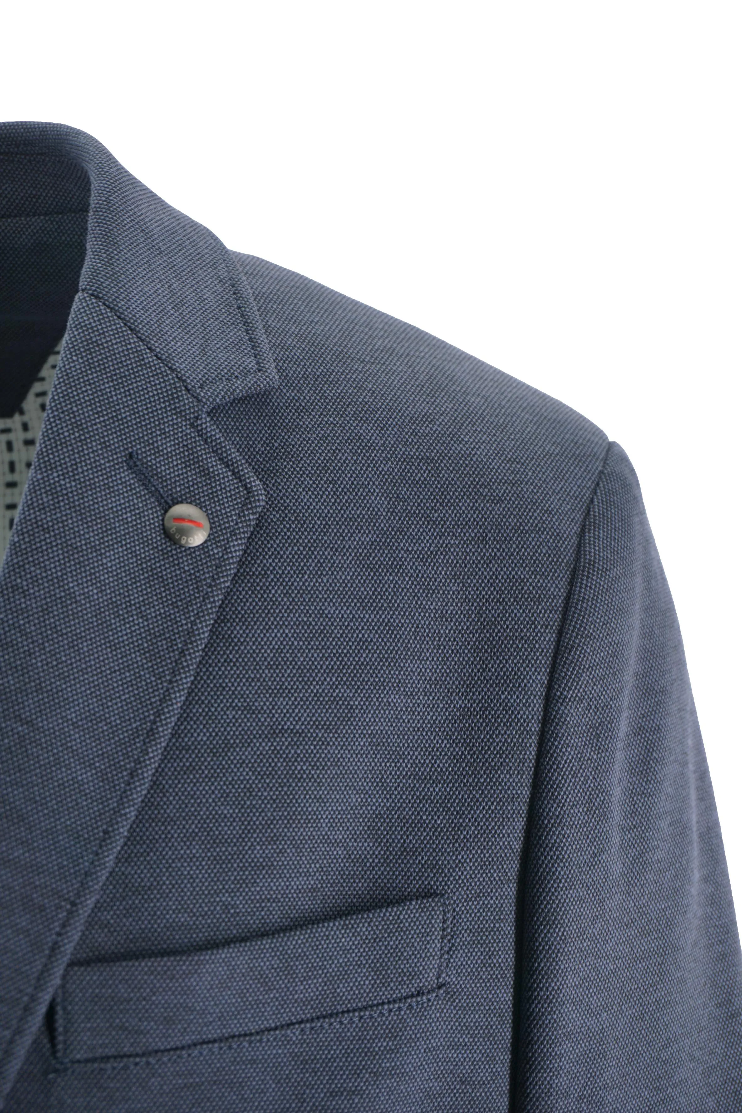 Patterned Jacket in Cotton Blend / Blue