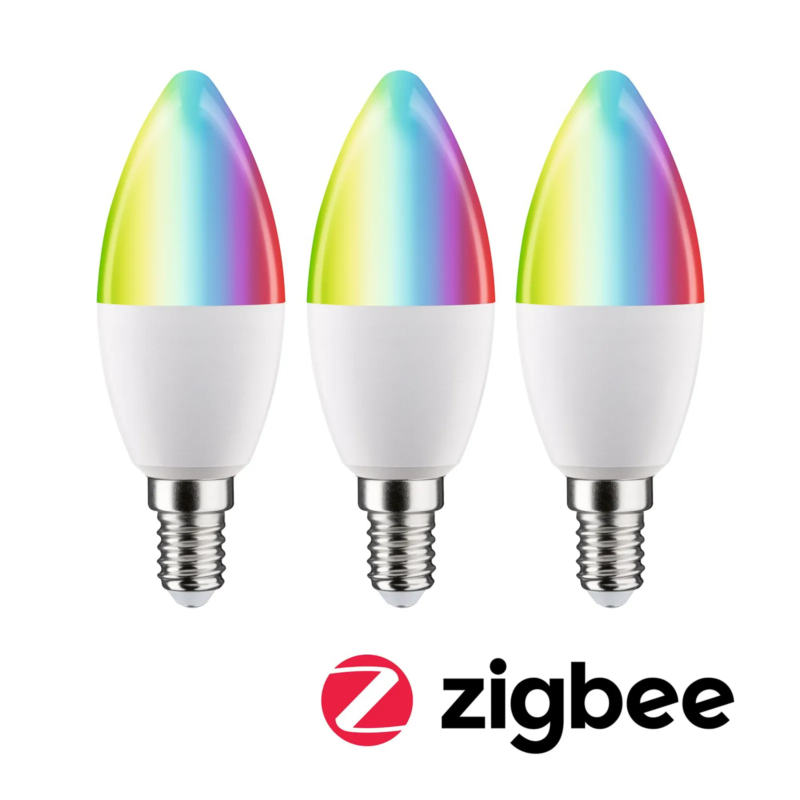 Paulmann LED candela E14 5W 470lm Zigbee RGBW 3x