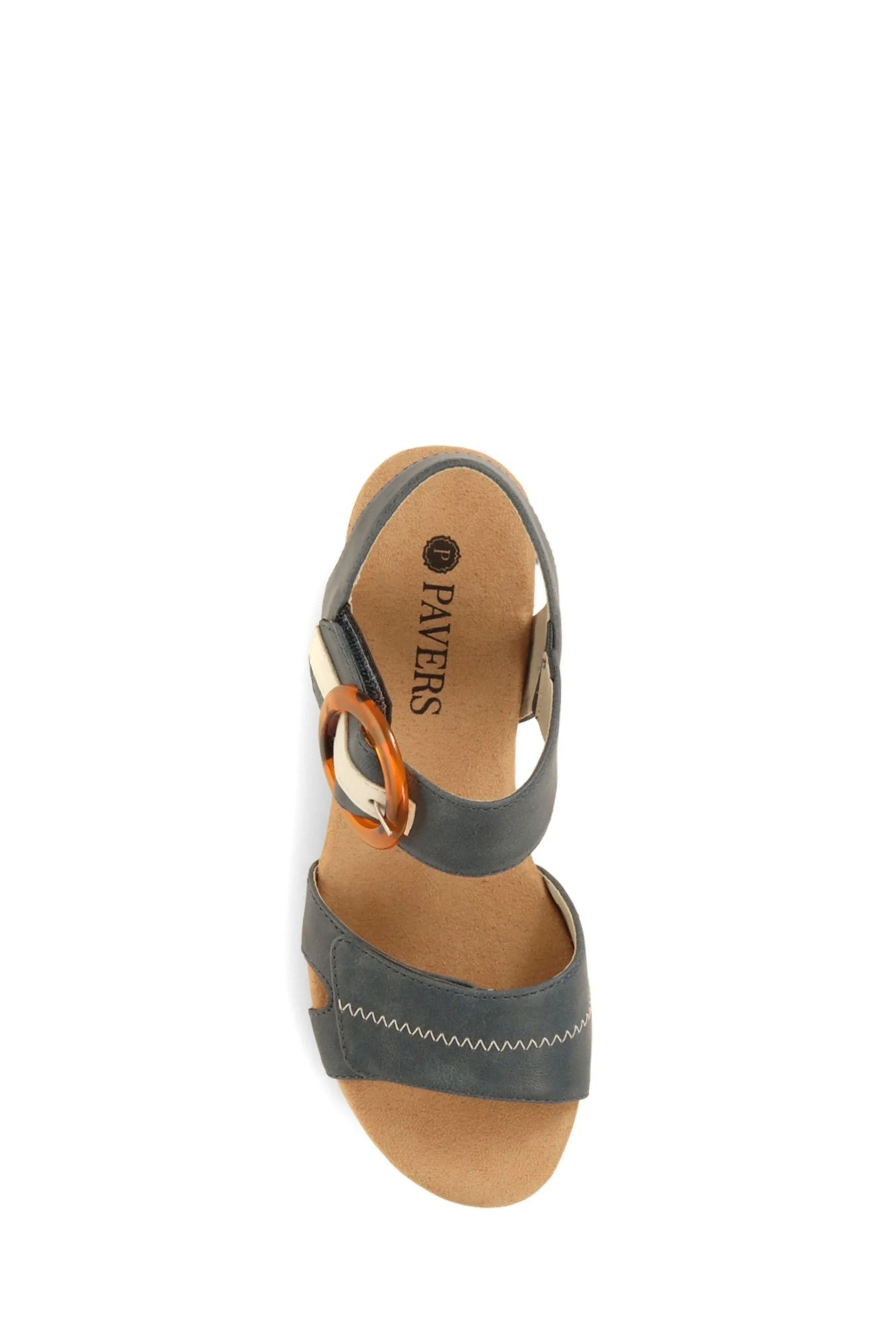 Pavers - Sandali comoda con zeppa