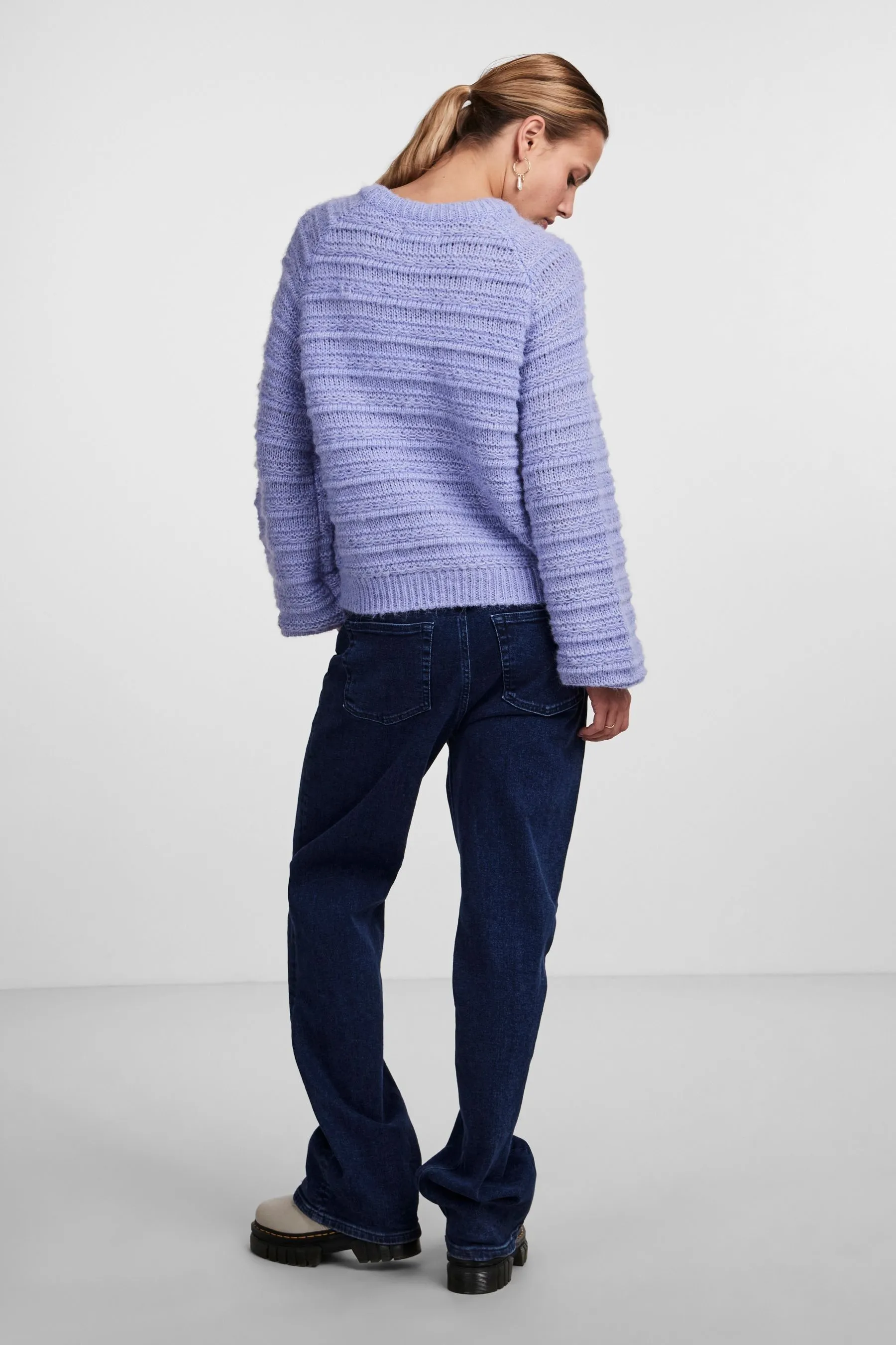 PIECES - Maglia comoda con Manica lunga    