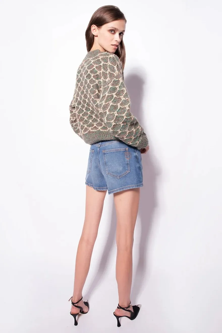 PINKO Pullover con rombi in rilievo
