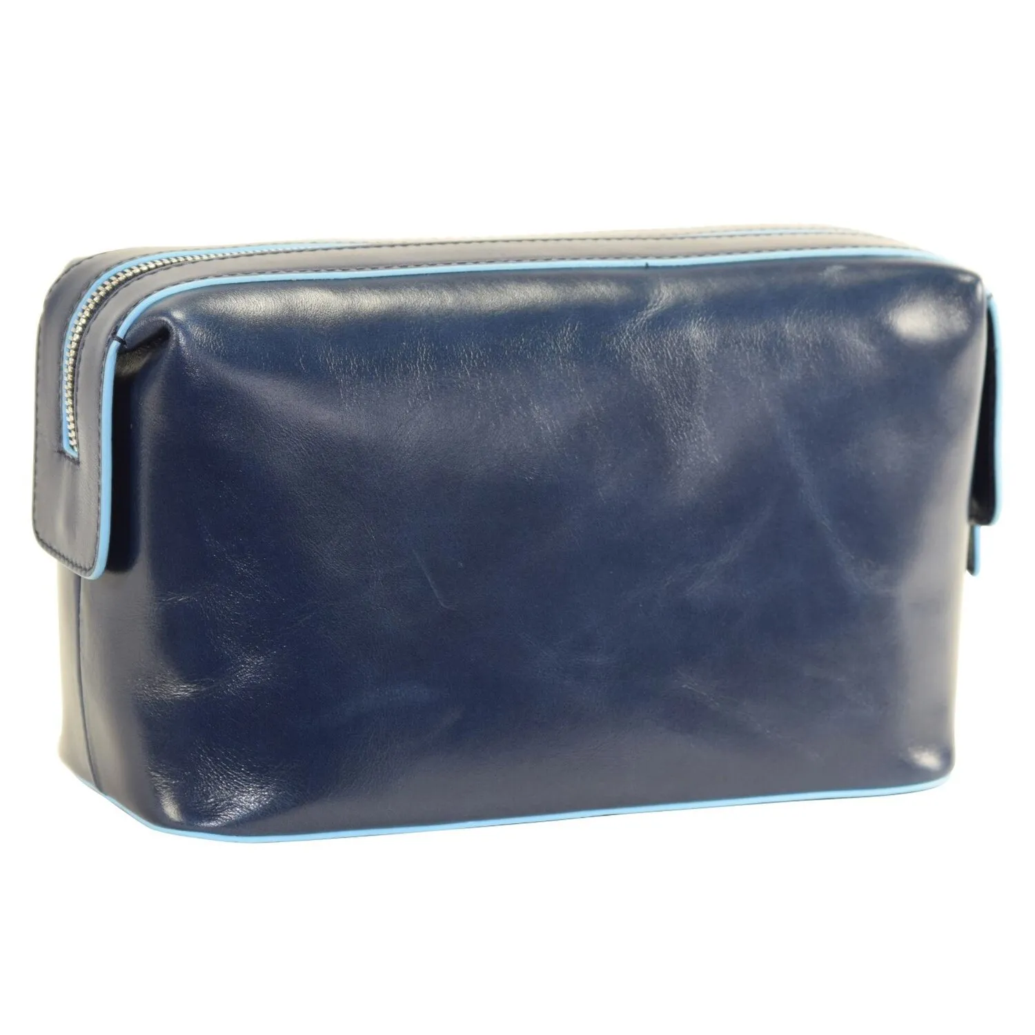 Piquadro Blue Square Borsa da toilette Pelle 23 cm