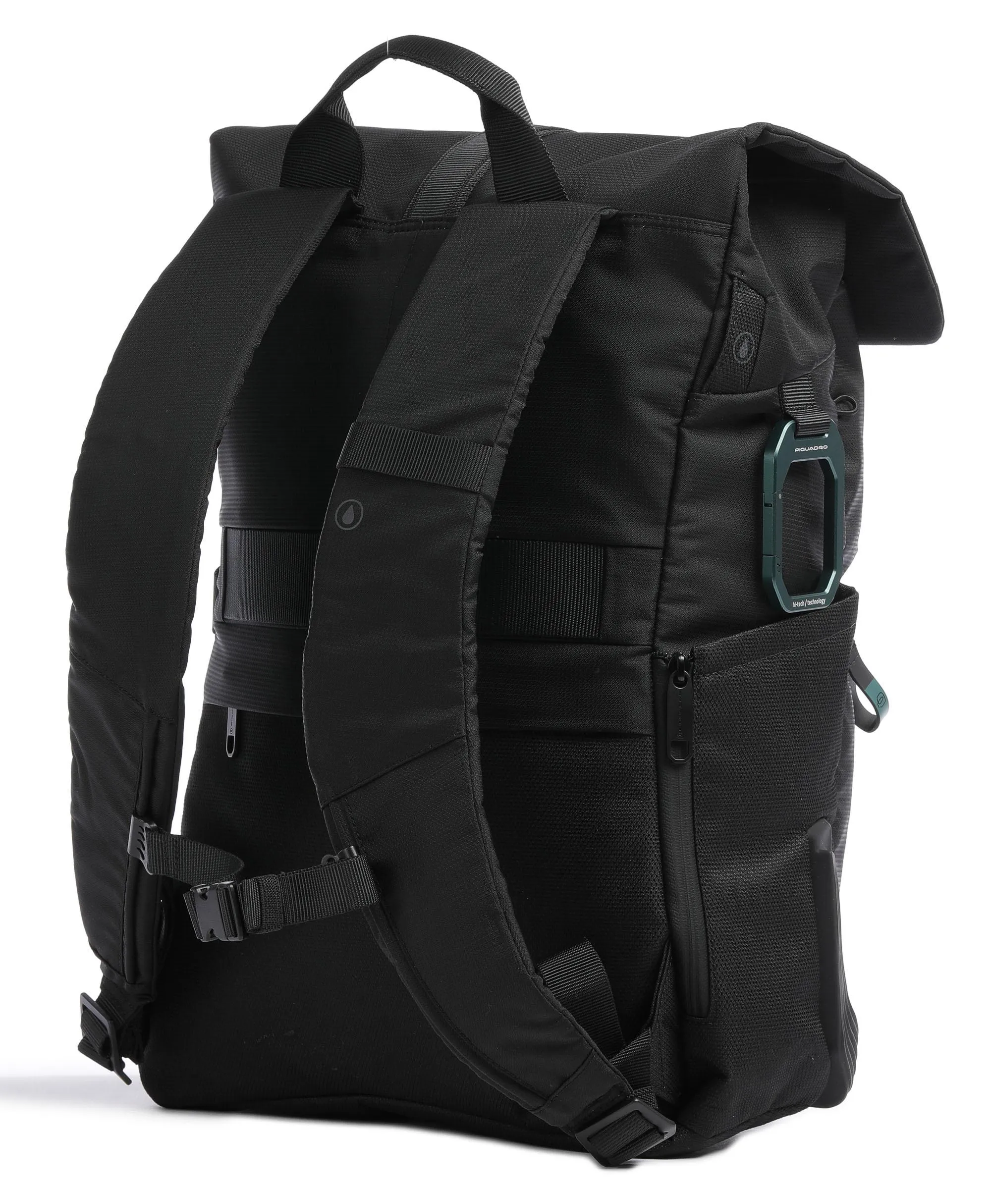  Piquadro Corner H2O Zaino 15″ poliestere riciclato nero  