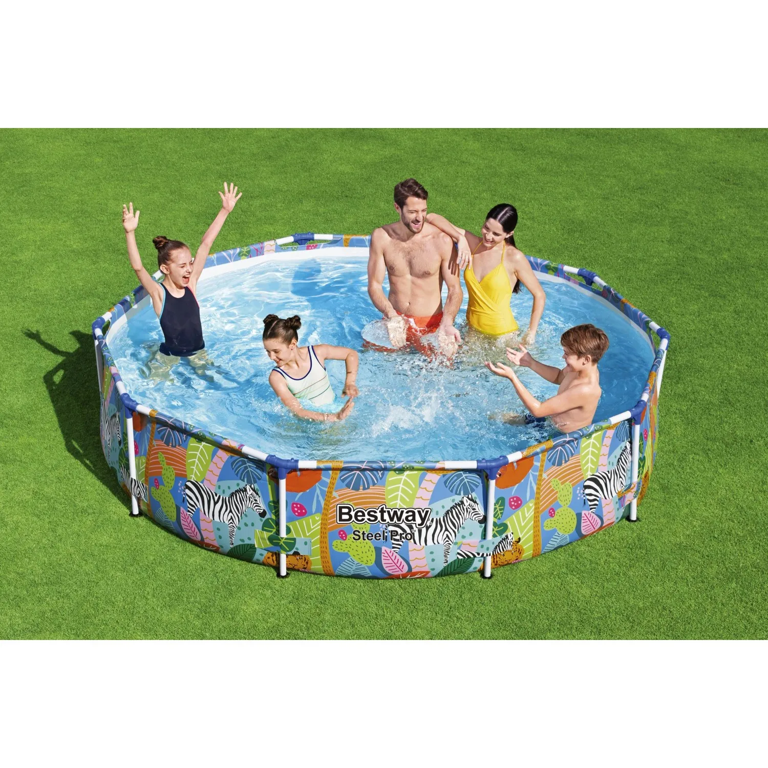 Piscina fuori terra tubolare in pvc/acciaio Bestway Steel Pro 3.05 m x 66 cm