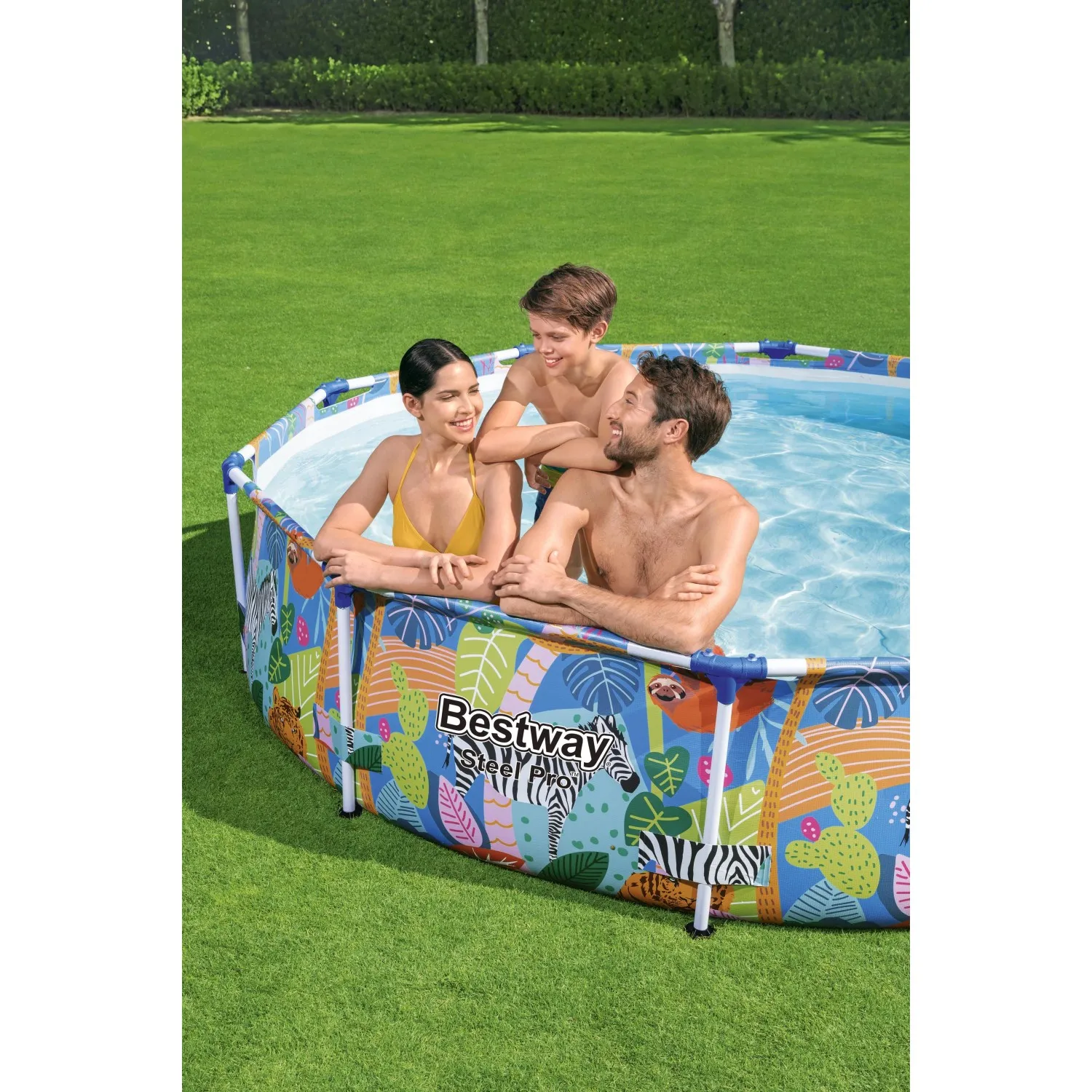 Piscina fuori terra tubolare in pvc/acciaio Bestway Steel Pro 3.05 m x 66 cm