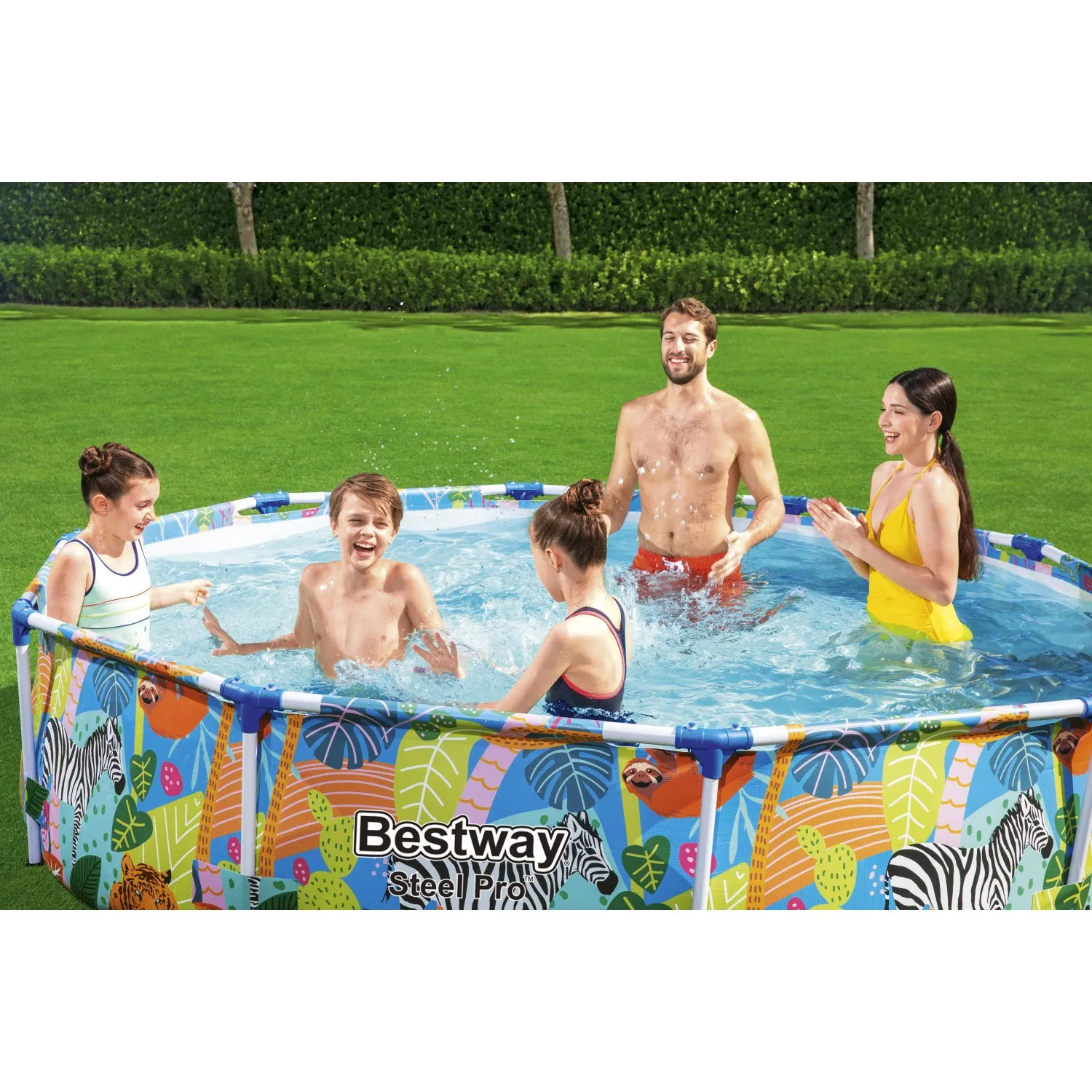 Piscina fuori terra tubolare in pvc/acciaio Bestway Steel Pro 3.05 m x 66 cm