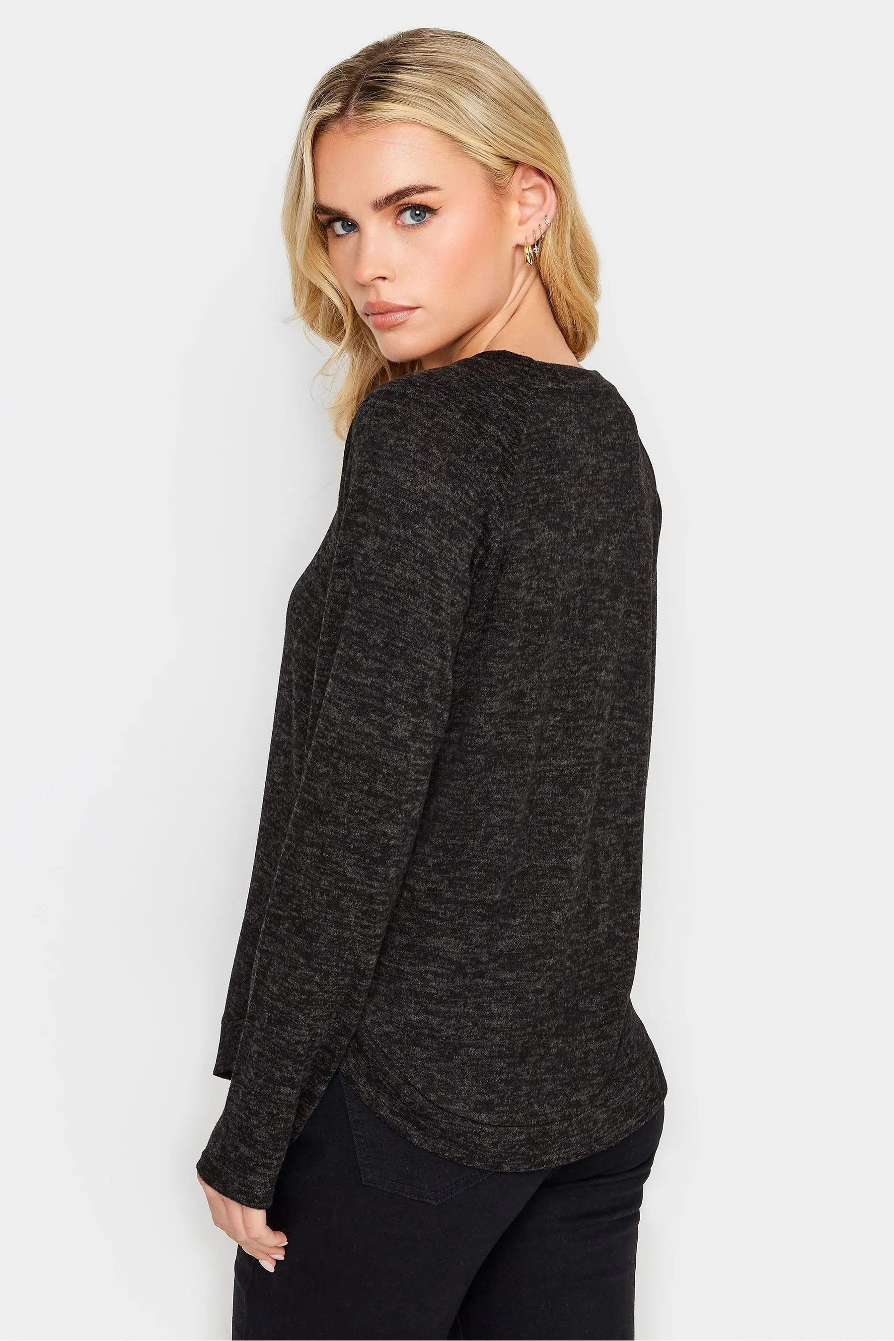 PixieGirl Petite - Maglia comoda con bottoni sul fondo