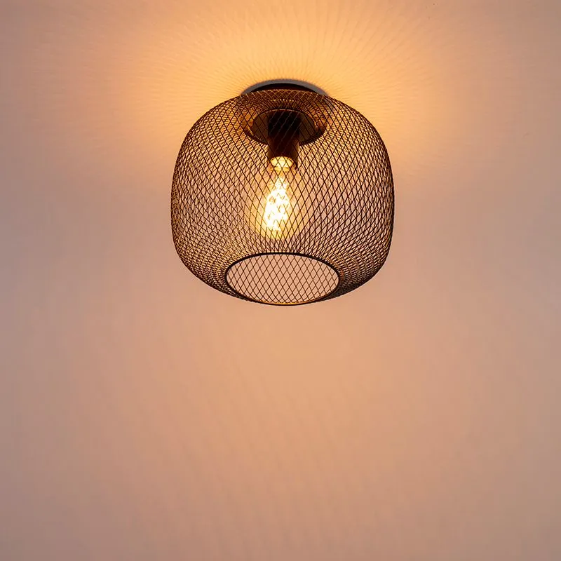 Plafoniera moderna nera - Bliss Mesh