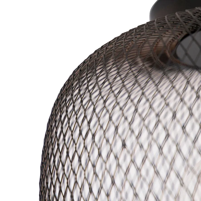 Plafoniera moderna nera - Bliss Mesh