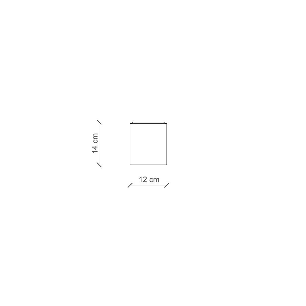 Plafoniera Spot FERROLUCE – VINTAGE C987 Ceramica L. 12×12