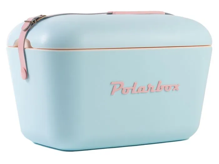 Polarbox Vintage Retro frigo box azzurro 20 l