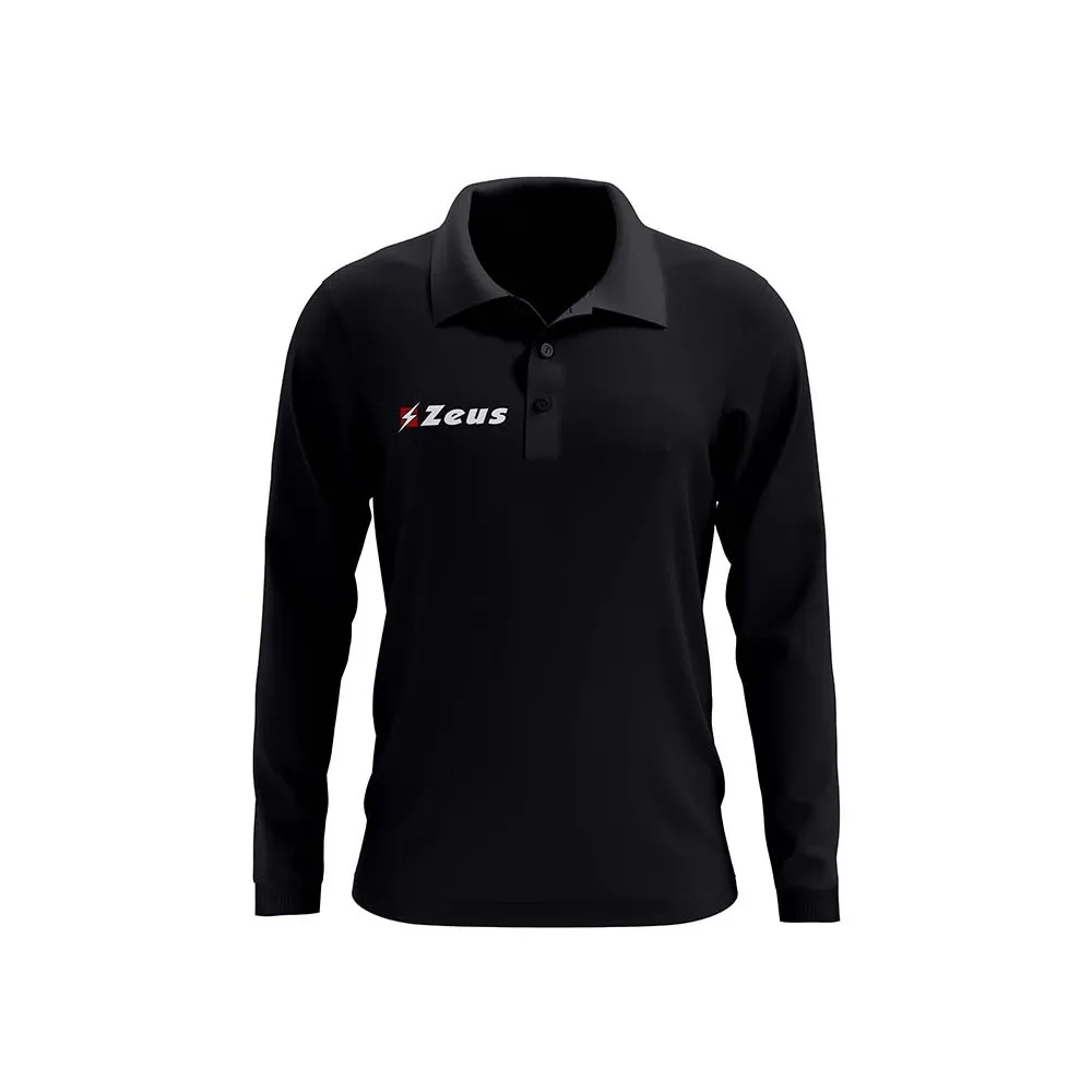 POLO BASIC M/L RELAX NERO ZEUS SPORT