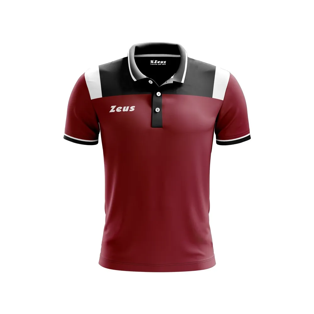 POLO VESUVIO RELAX GRANATA/NERO ZEUS SPORT