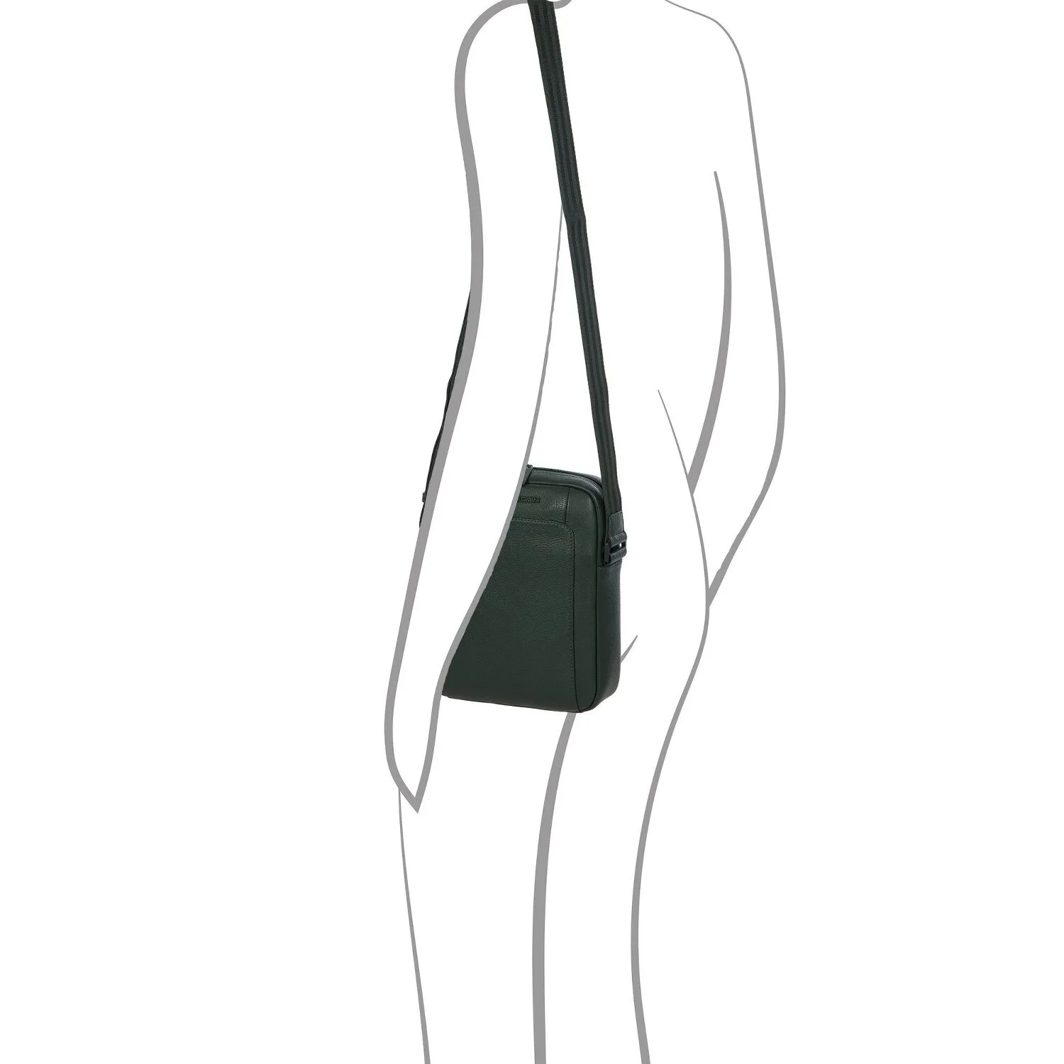 Porsche Design Roadster Borsa a tracolla in pelle 21 cm