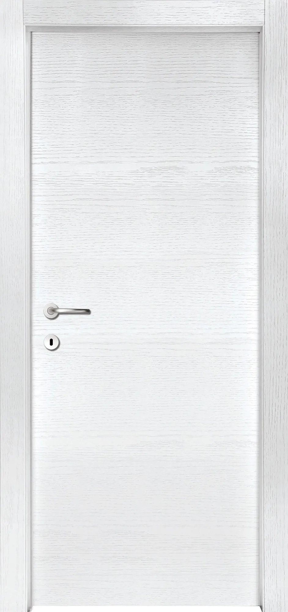 Porta battente reversibile Mimetika bianco frassino 200x70 cm