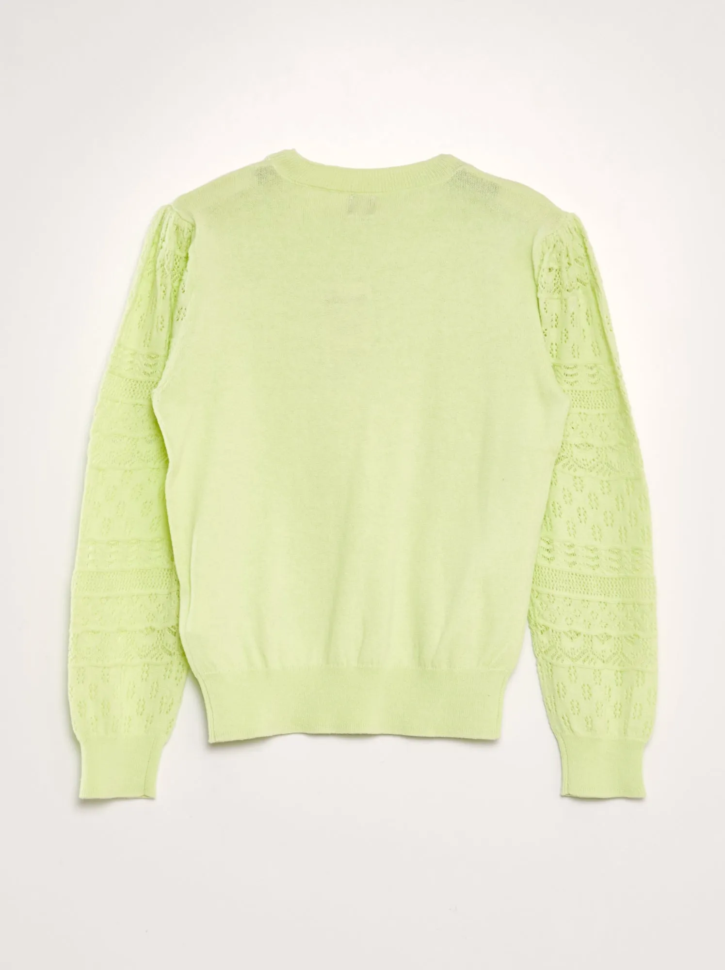 Pullover a maglia fine - VERDE