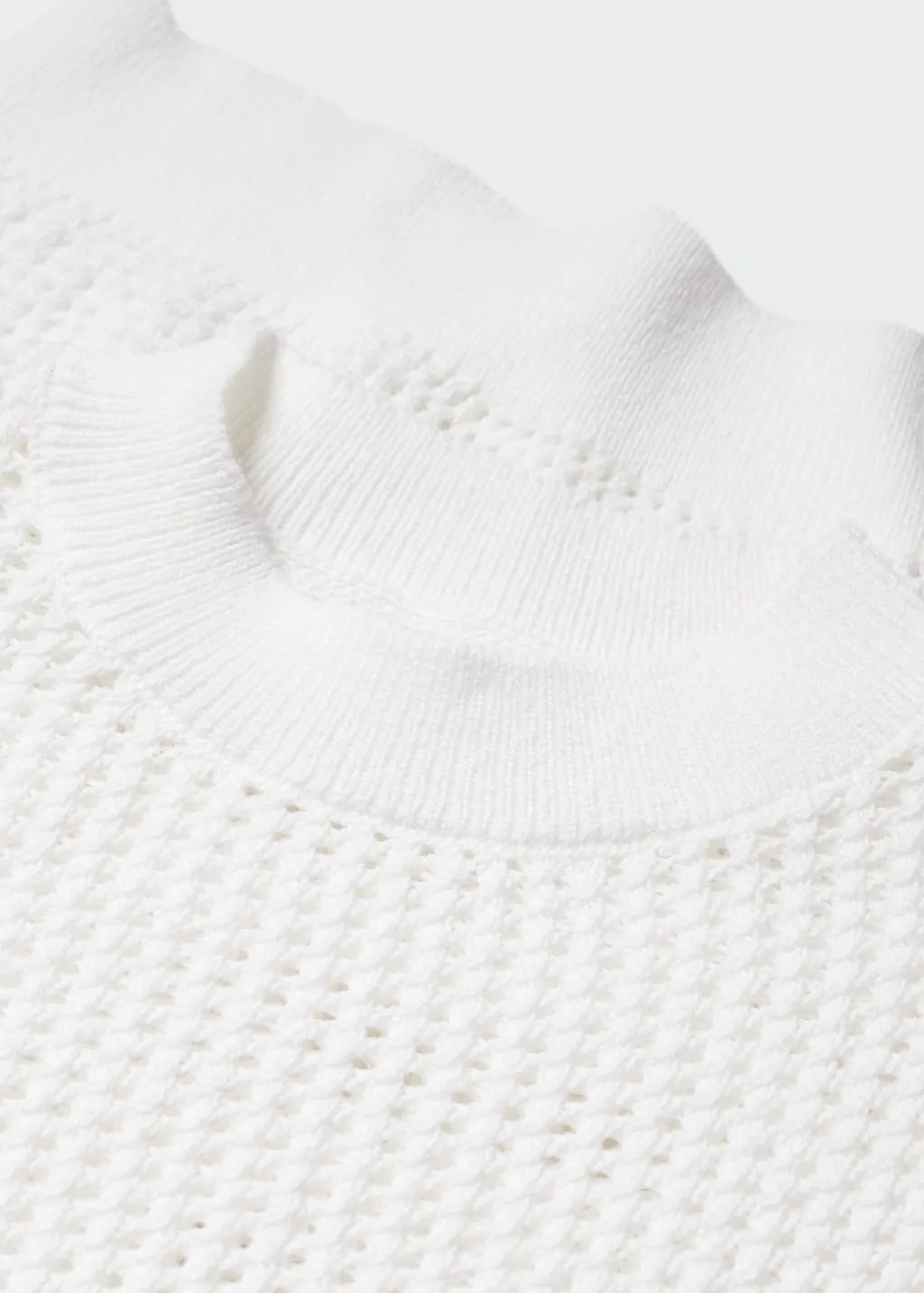 Pullover maglia traforata