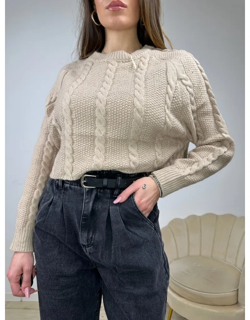 PULLOVER TRESY CAMEL