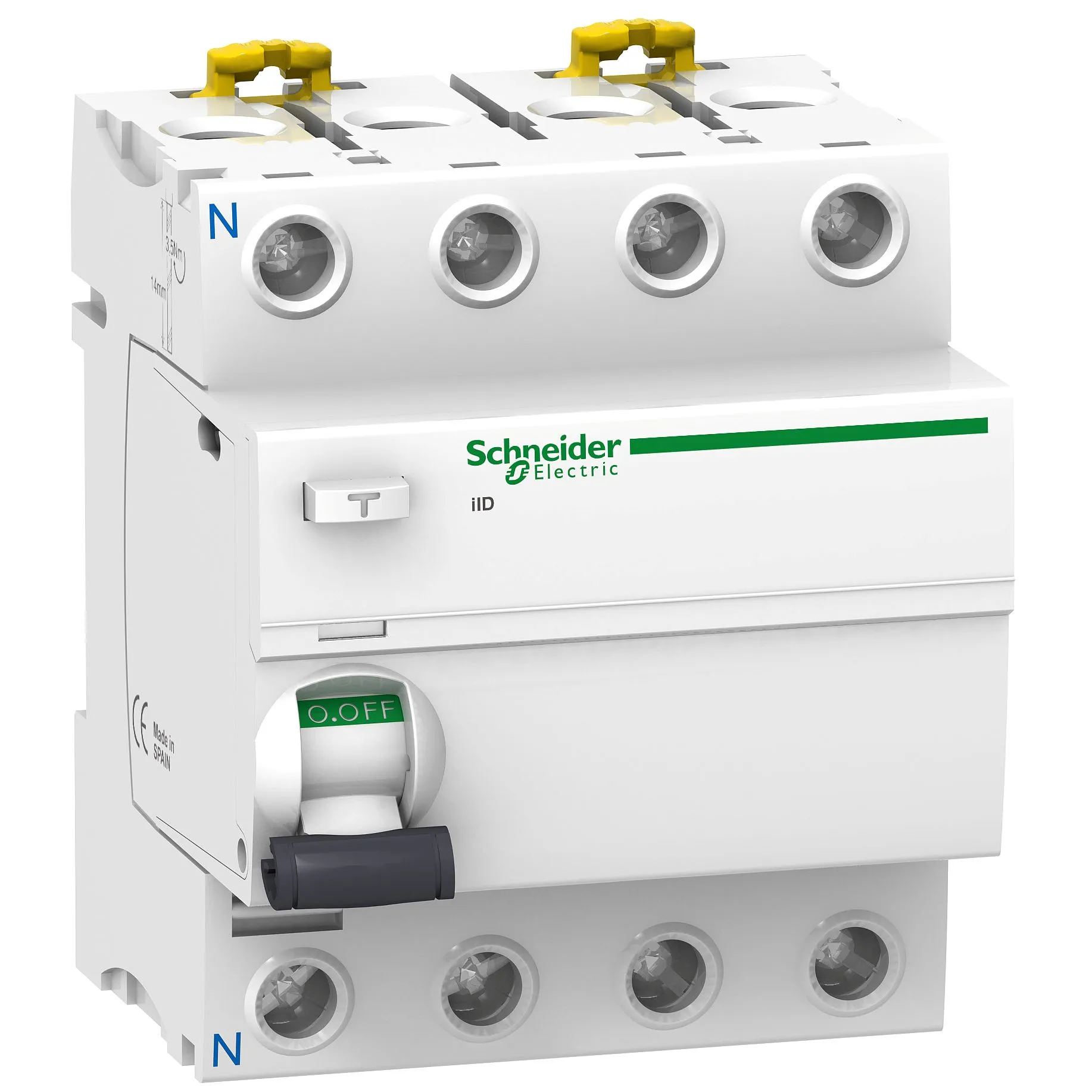 RCCB Schneider Electric iID, 4P, 40A, sensibilità 300mA, Tipo AC