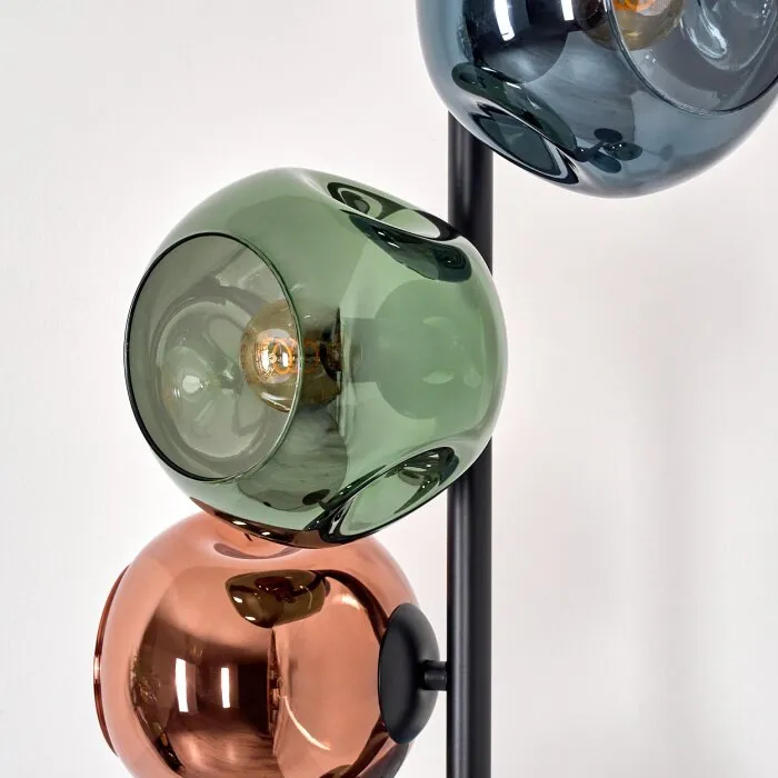 Ripoll Lampada da terra Blu, Verde, Ramato, 5-Luci