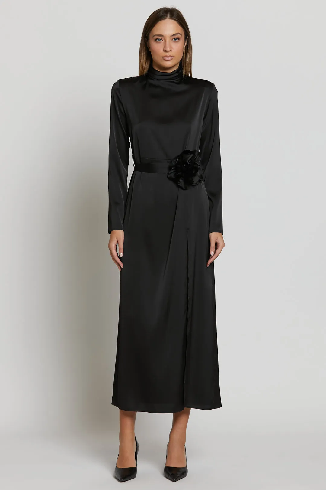 Rose Dress Nero-