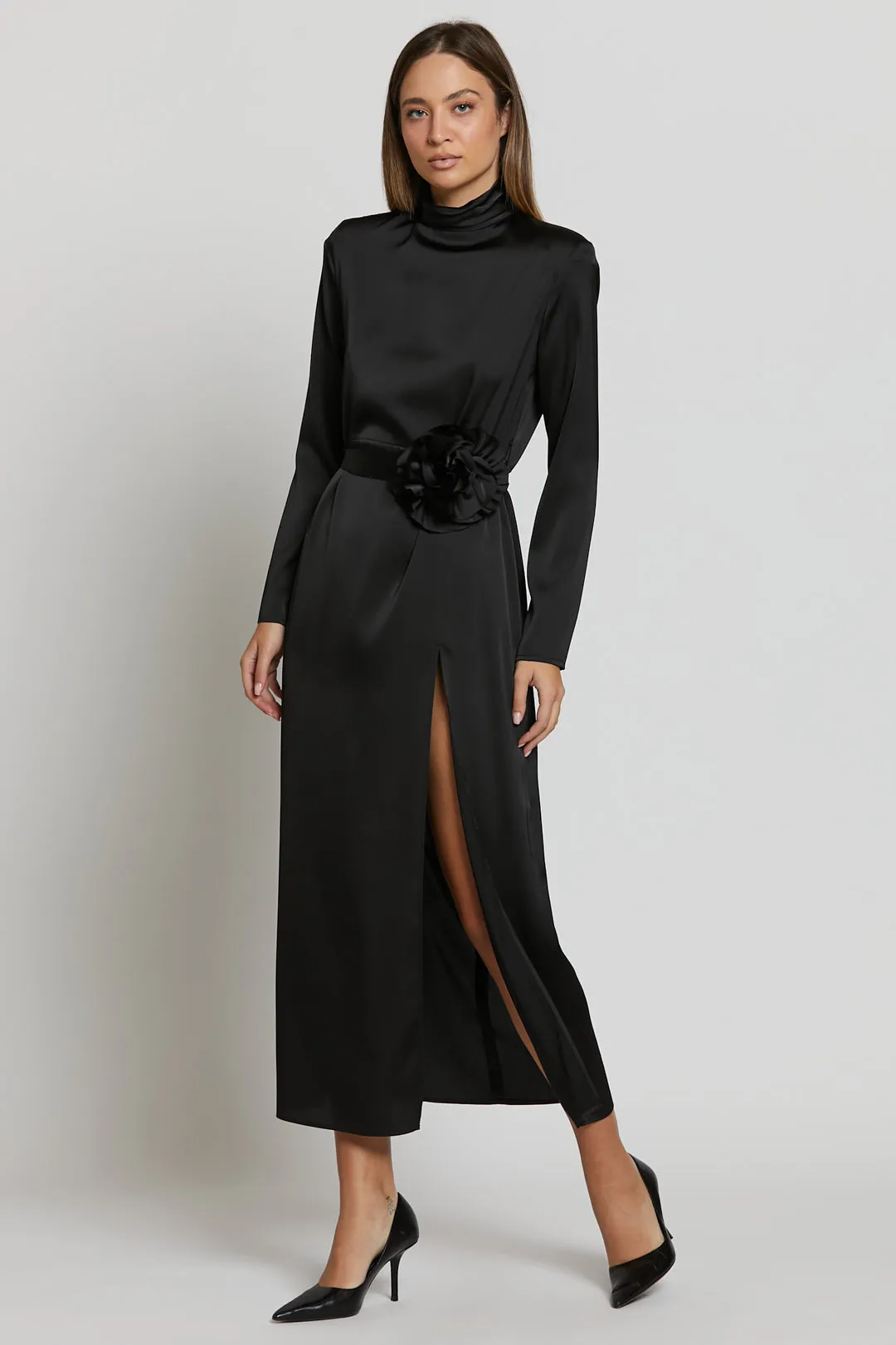 Rose Dress Nero-