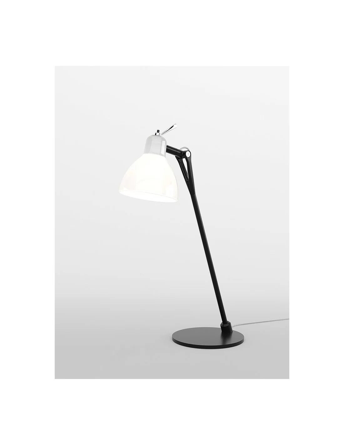 Rotaliana Luxy T0 Glam lampada da tavolo con diffusore in vetro colorato E14