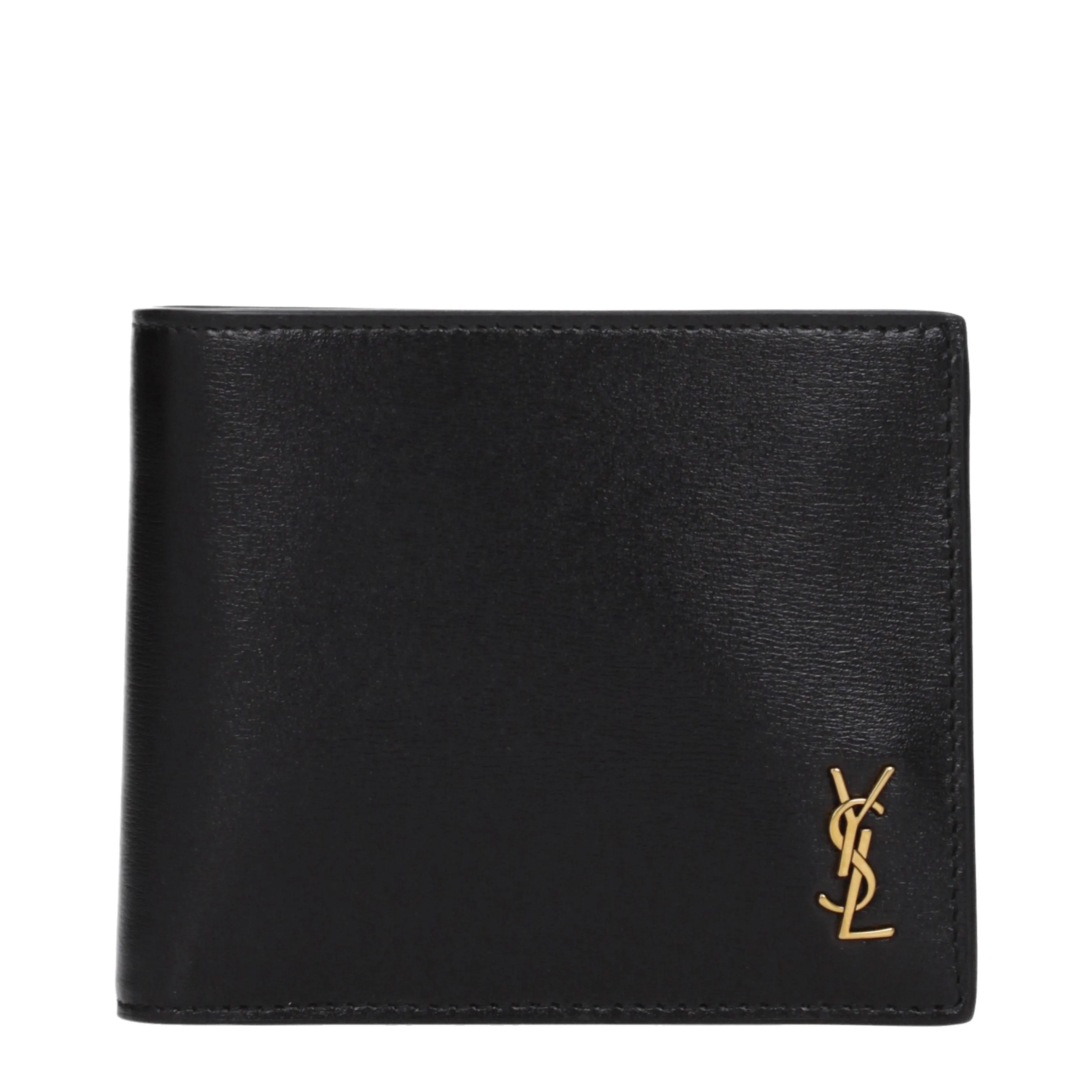 Saint Laurent Portafogli Uomo Pelle Nero