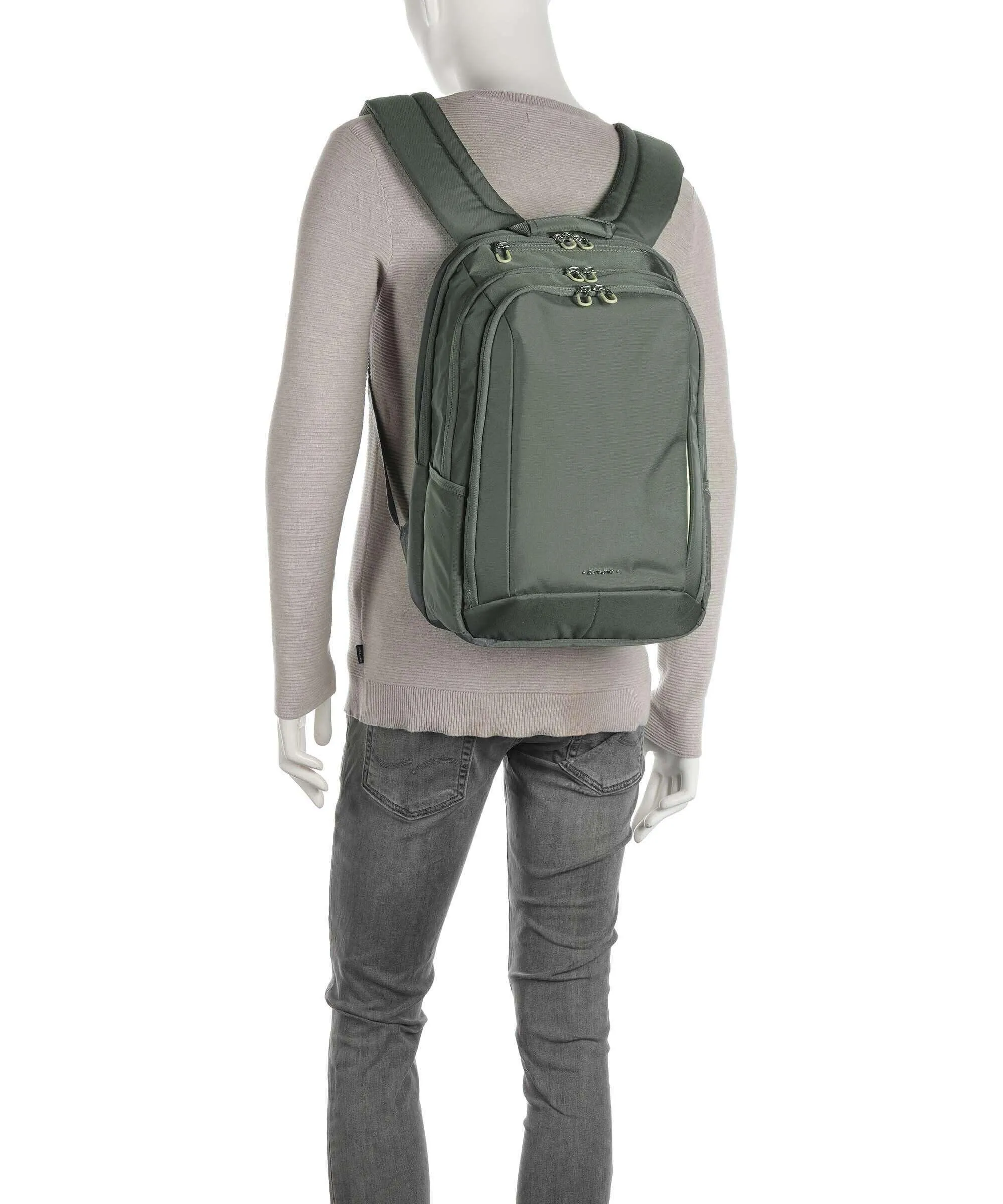  Samsonite Guardit Classy Zaino 15″ poliestere riciclato grigio-verde  