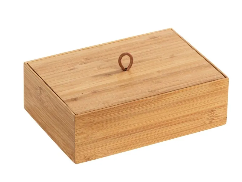 Scatola con coperchio Terra bambù FSC