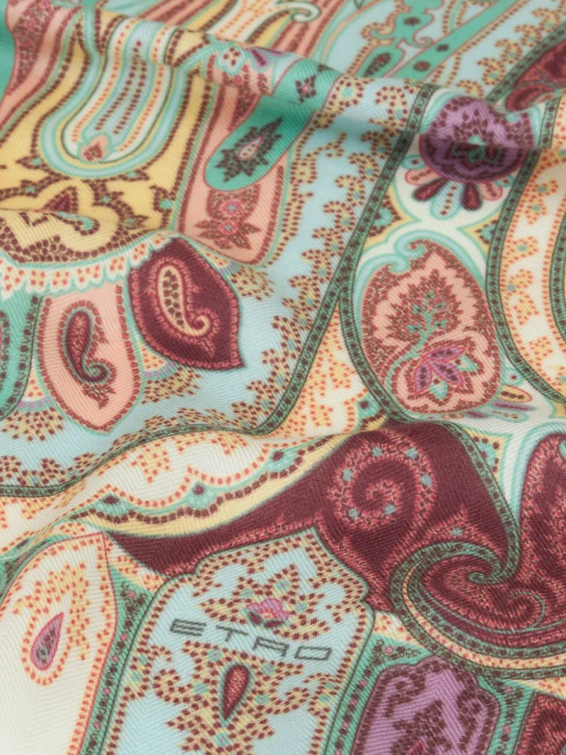 SCIARPA IN CASHMERE E SETA STAMPATI
