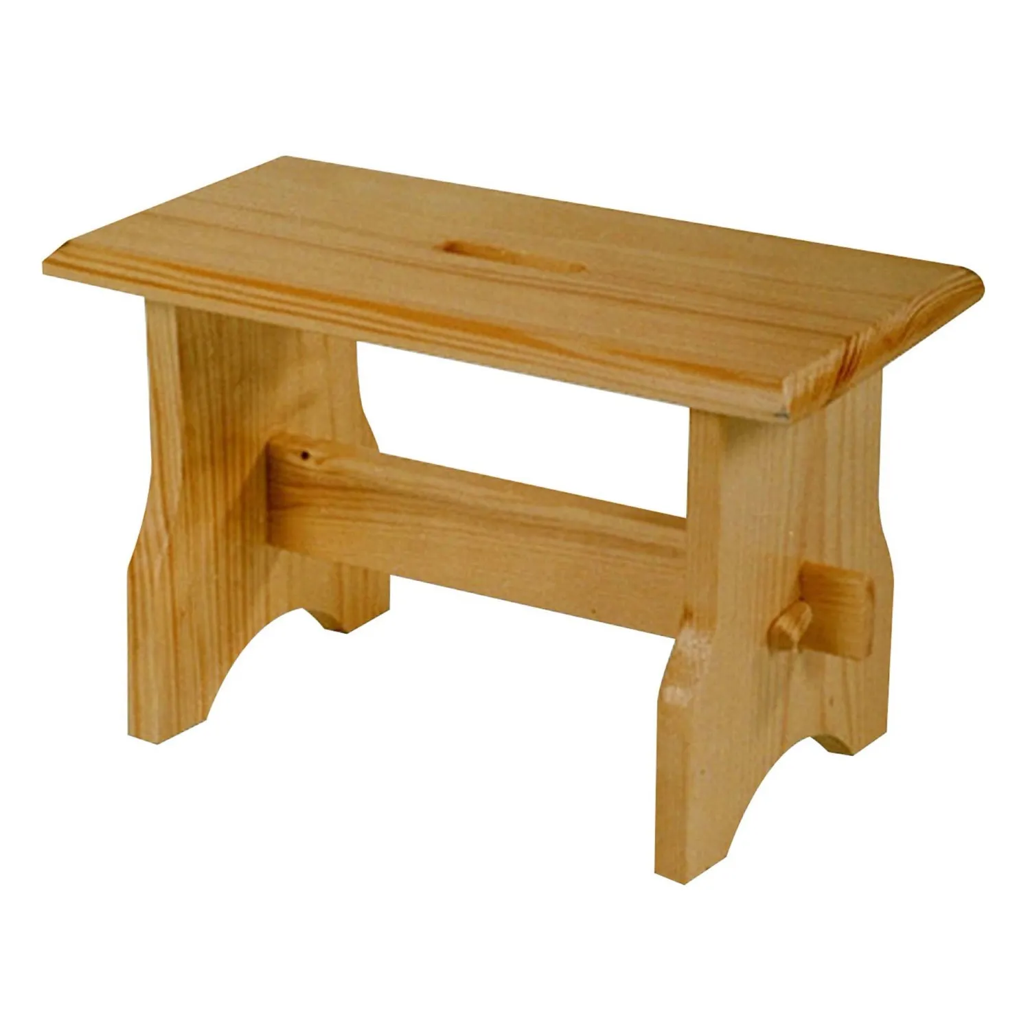 Sgabello multiuso in legno di pino 100% 30x16 cm H 20 cm