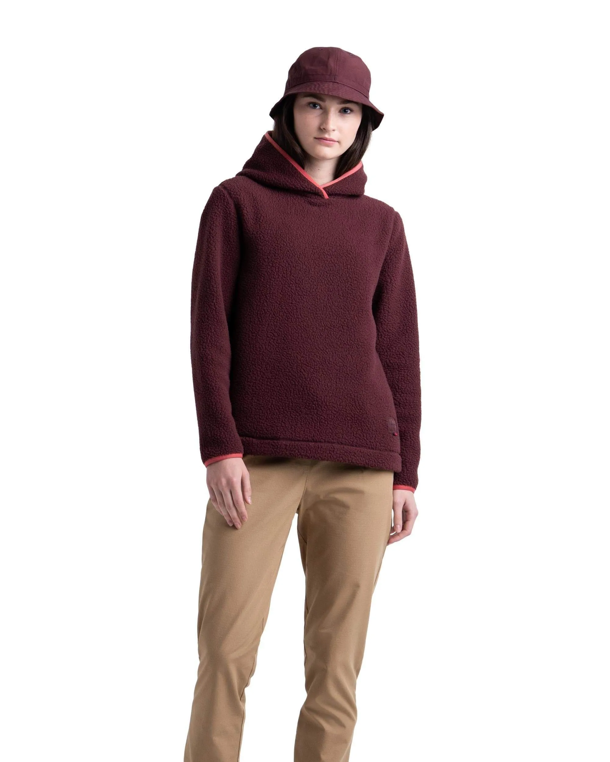 Sherpa Hoodie Plum