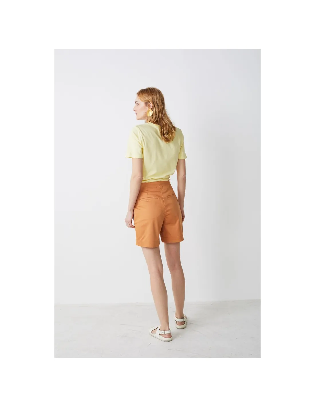 SHORTS IN COTONE BIOLOGICO "RITA"