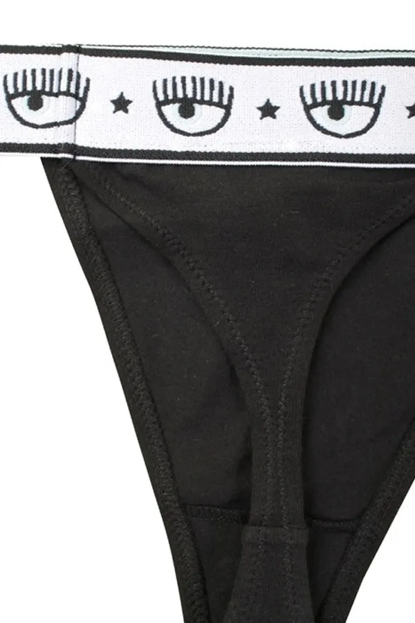 Slip Donna Chiara Ferragni Bi-Pack Nero