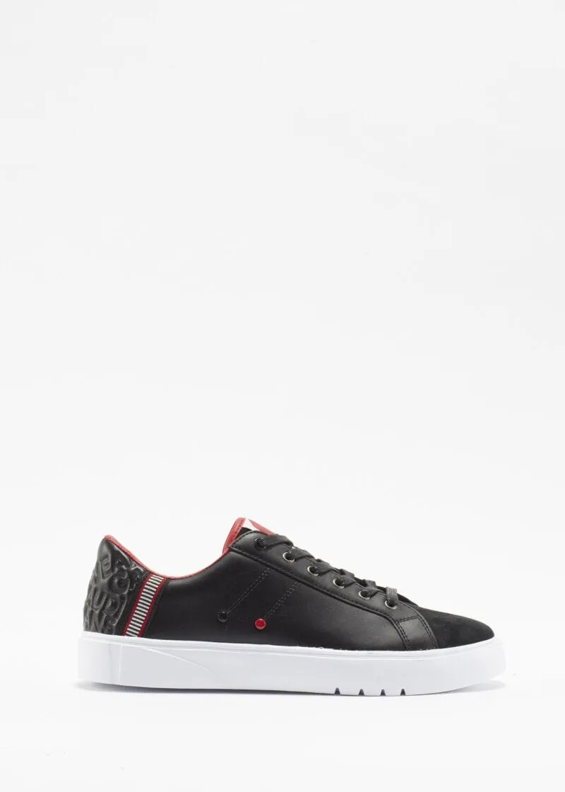 Sneaker con nastro bicolor
